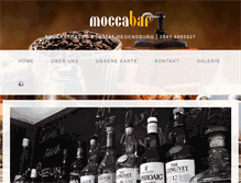 Tablet Screenshot of moccabar-regensburg.com
